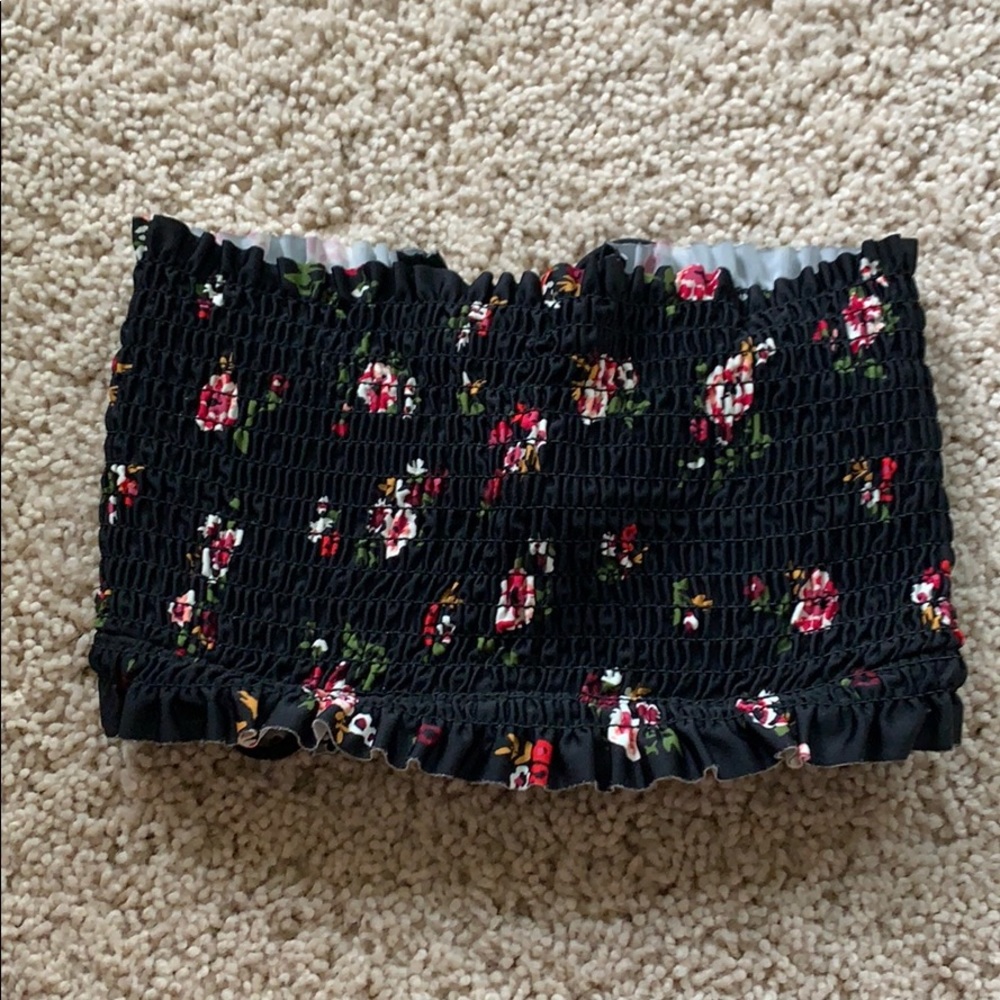 Bandeau bathing suit top